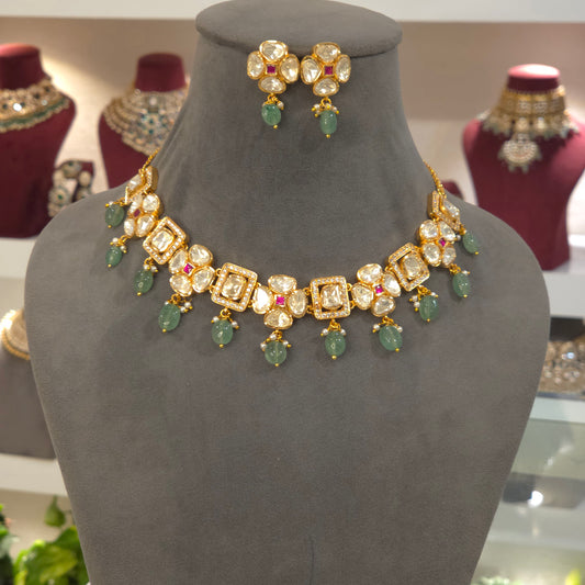 Purva Moissanite Set