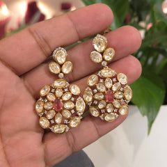 Meetali moissanite polki set