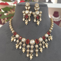 Sapna polki necklace set