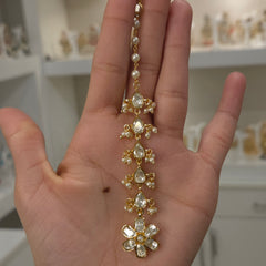 Agni moissanite polki tikka