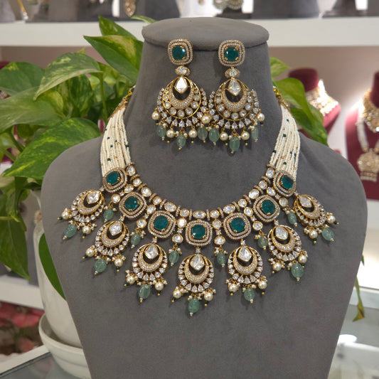Shrishti Antique polki set