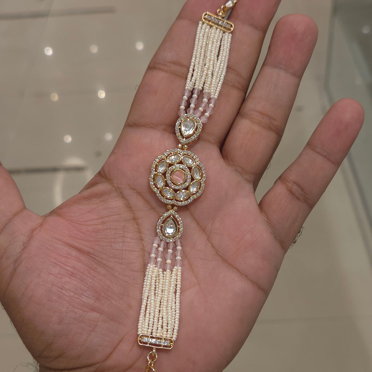 Penah polki bracelet