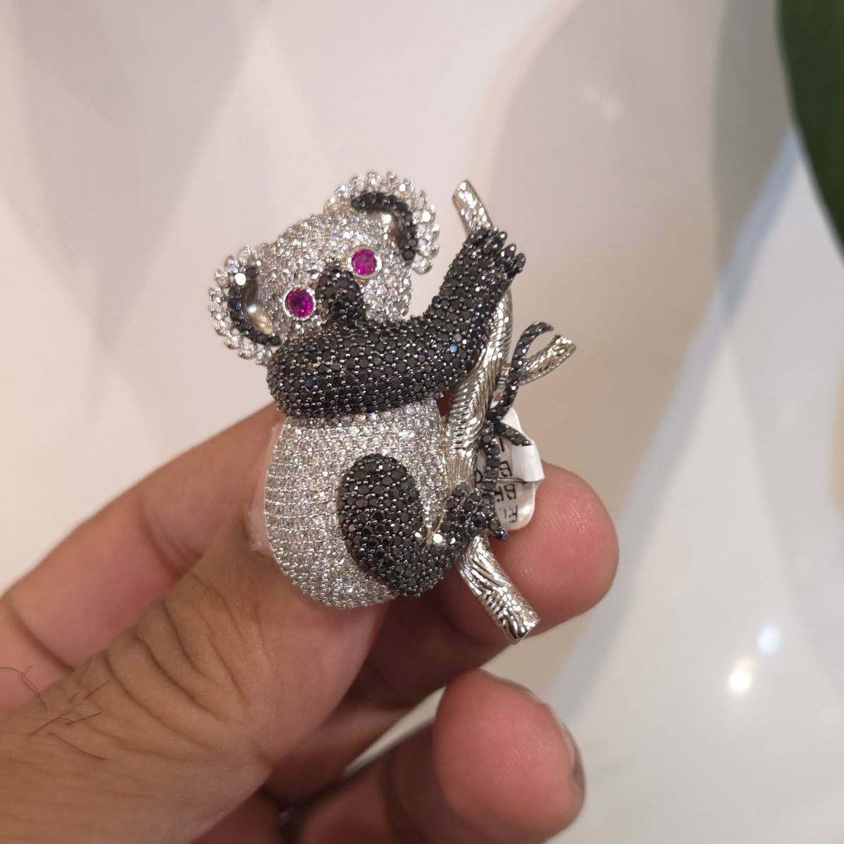 Panda a.d brooch