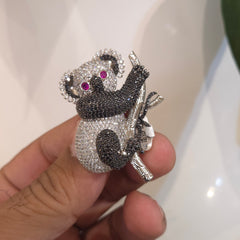 Panda a.d brooch