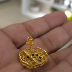 Neeru screwback polki studs
