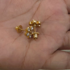 Gili moissanite polki studs