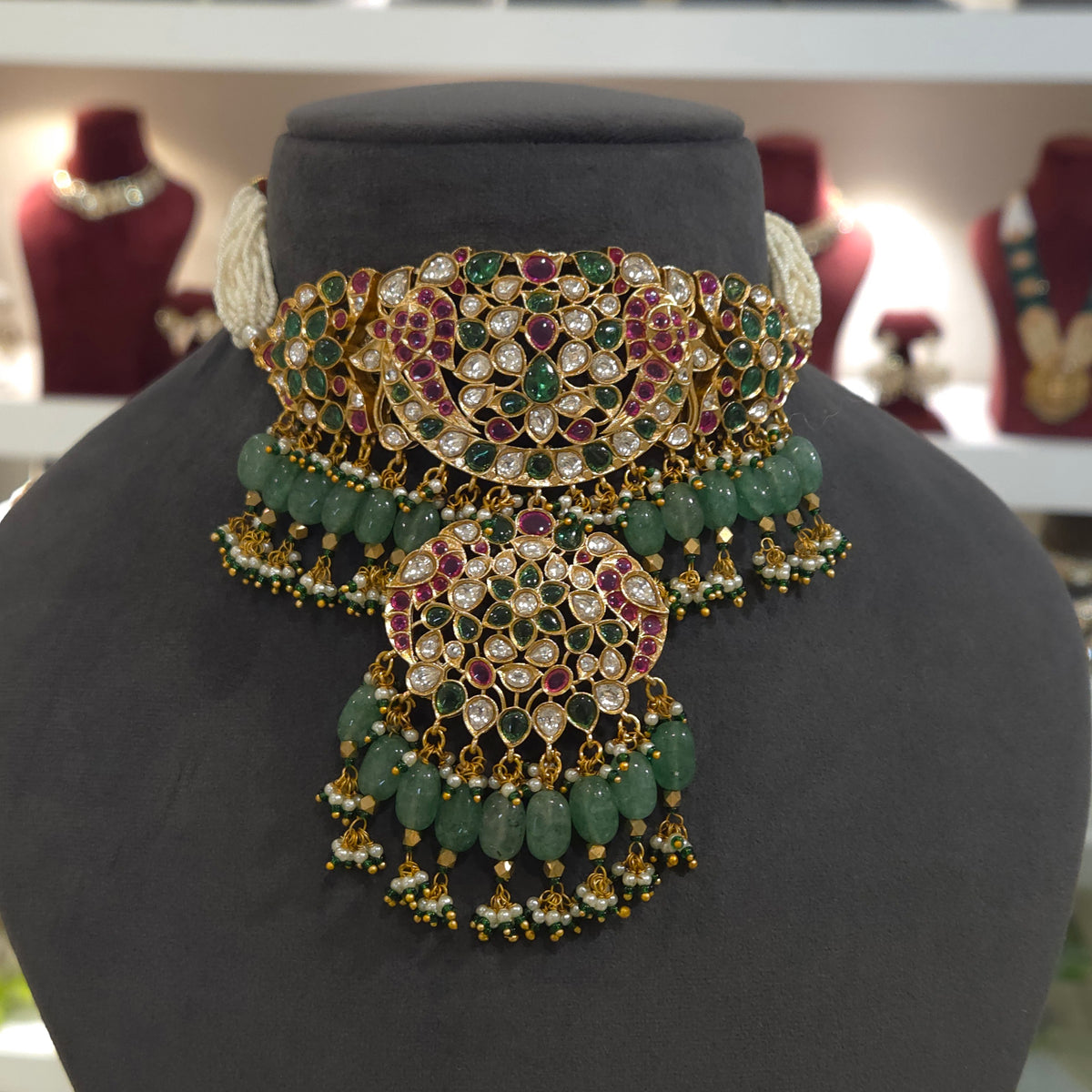 Riya polki choker set