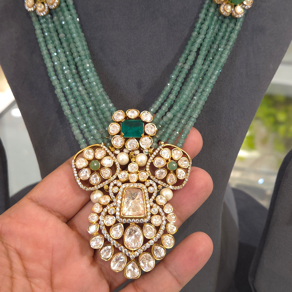 Saniya Polki necklace set