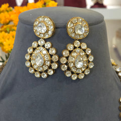 Lyra moissanite polki set