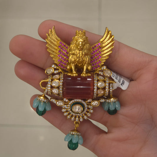 Lion Ad brooch