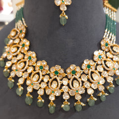 Zaira moissanite polki set