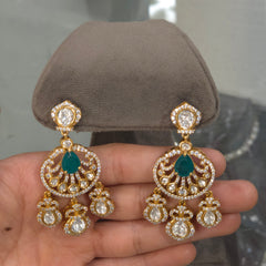 Hushan Polki necklace set