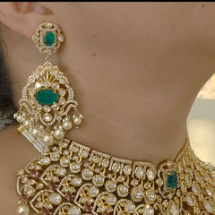 Sheraz polki bridal set
