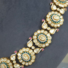 Yogitha moissanite polki set
