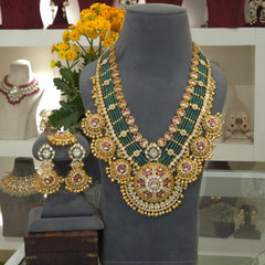 Mehnaz heritage moissanite polki set