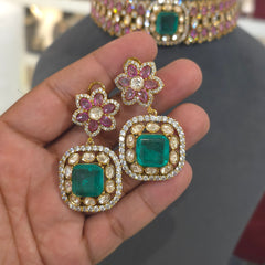 Niti moissanite polki set