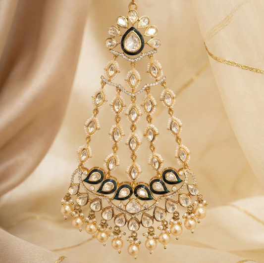 Radhika moissanite polki passa