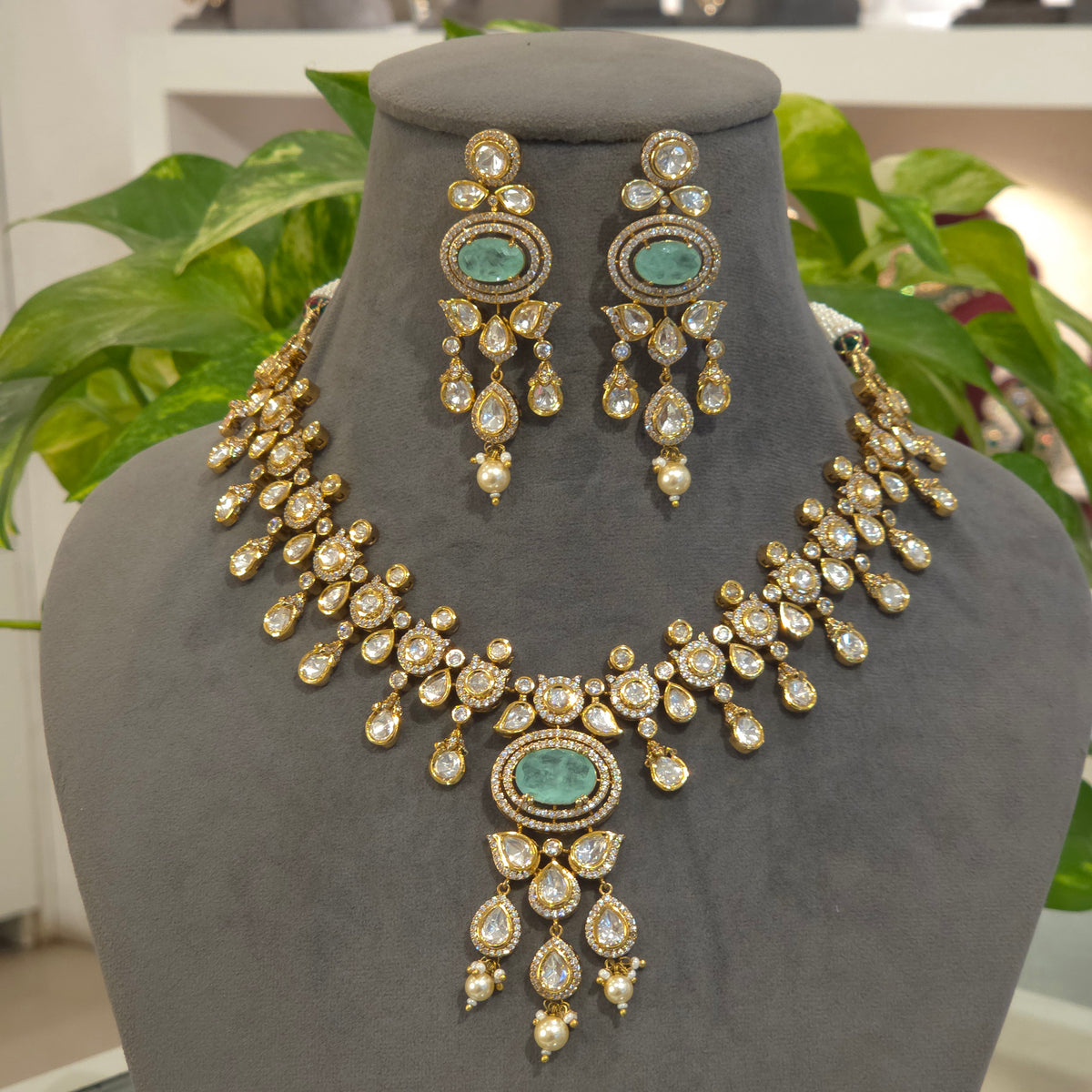 Asha Antique polki set