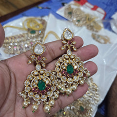 Vidushi polki bridal set