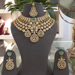 Nusrat bridal polki set