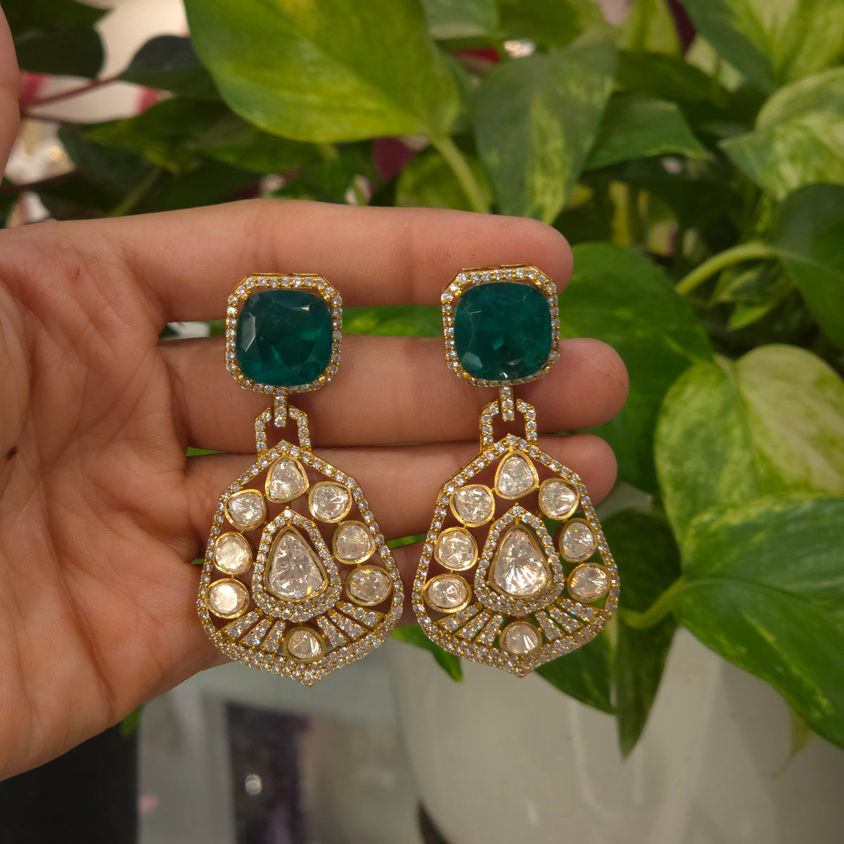 Mahima Polki earings