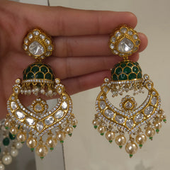 Bible polki earrings