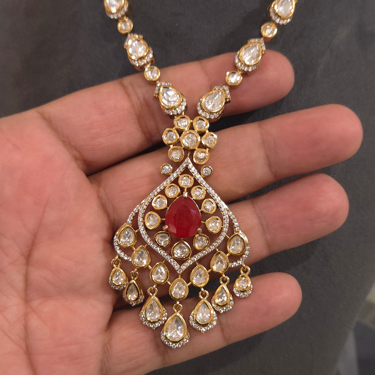 Shailja polki necklace set