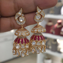 Adil polki jhumka