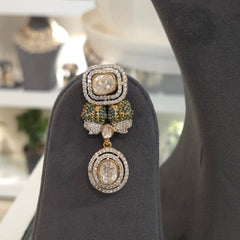 Mellisa moissanite polki set