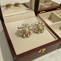 Bavleen moissanite studs