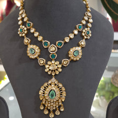 Kamya Moissanite polki set