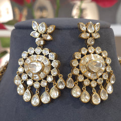 Garima moissanite polki necklace set