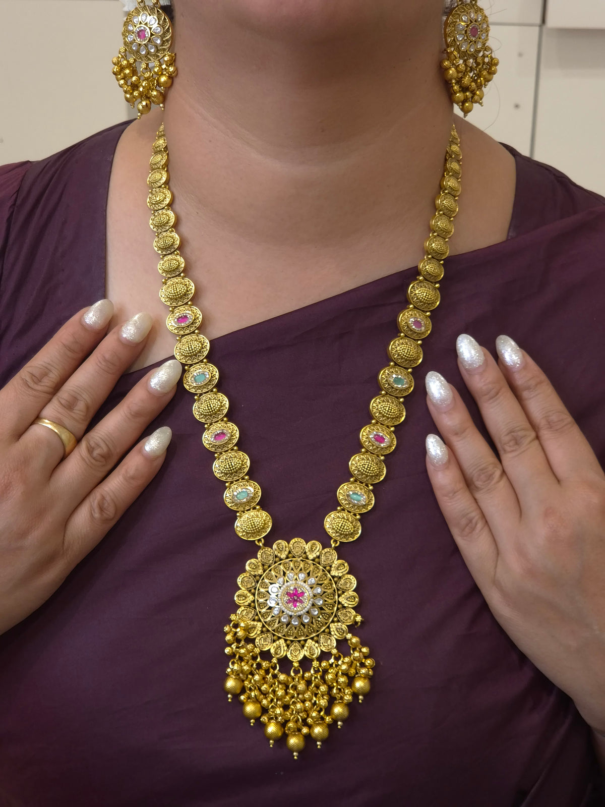 Meenal heritage long set