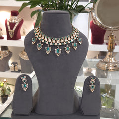 Neer Mossonite polki set