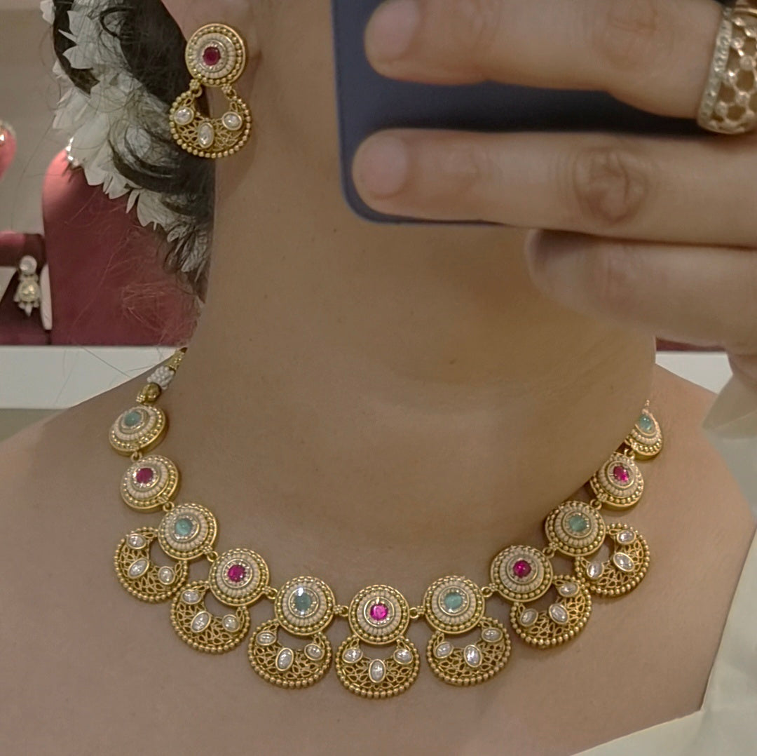 Alokik  Antique necklace set