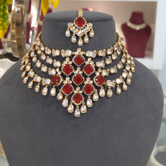 Rukasa polki choker set