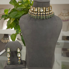 Shivanya Polki kundan set