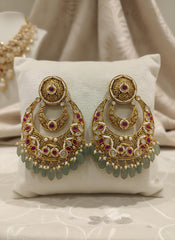 Neelam polki chaandbali