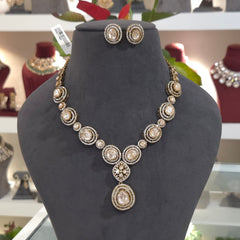 sonam moissanite  necklace sets