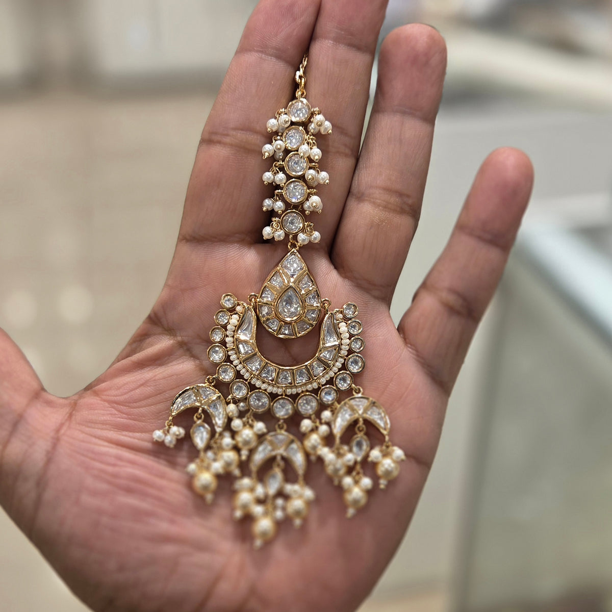 Shavi Polki Maangtikka