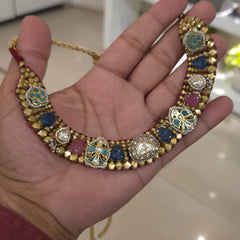 Diwan nizam moissanite polki set