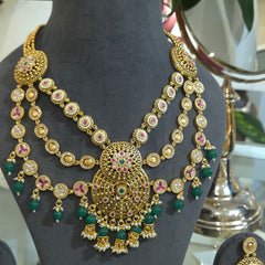 Royal golden Bridal Necklace set