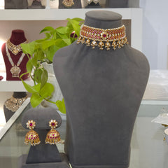 Mehraaz moissanite polki set