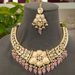 Raavi polki neckline set