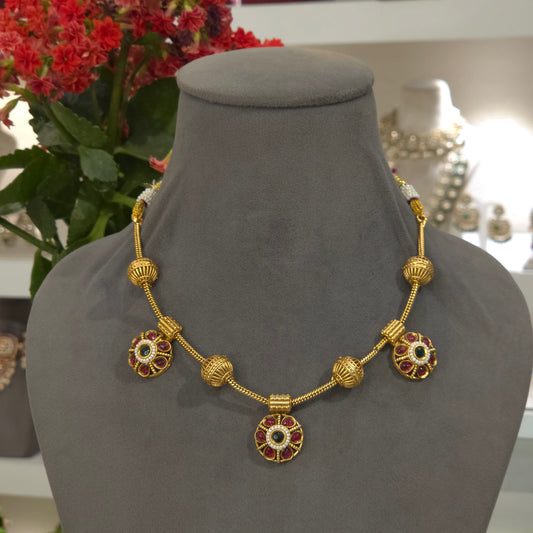 Parvati Antique gold necklace