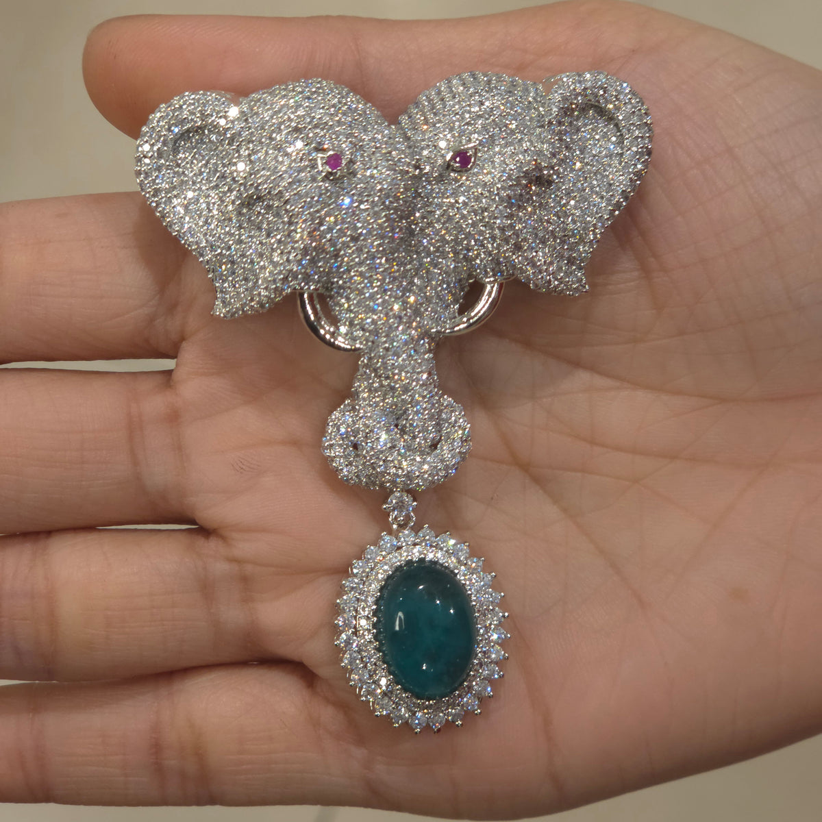 Rama ad brooch