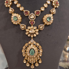 Muskaan moissanite polki set