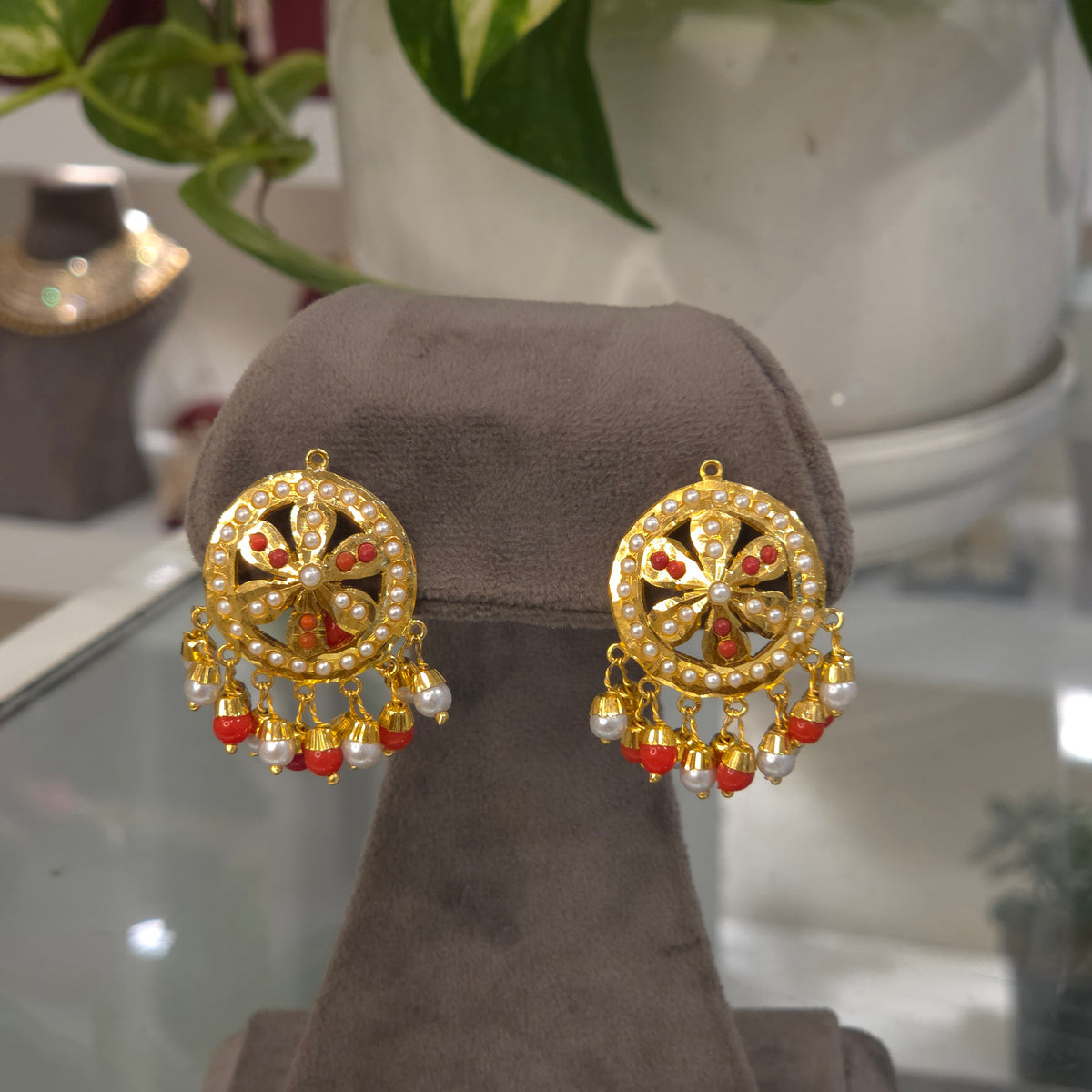 Mankeerat Jadau earings