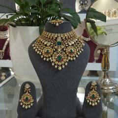 Vidushi polki bridal set