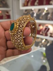 Meher moissanite polki bracelet
